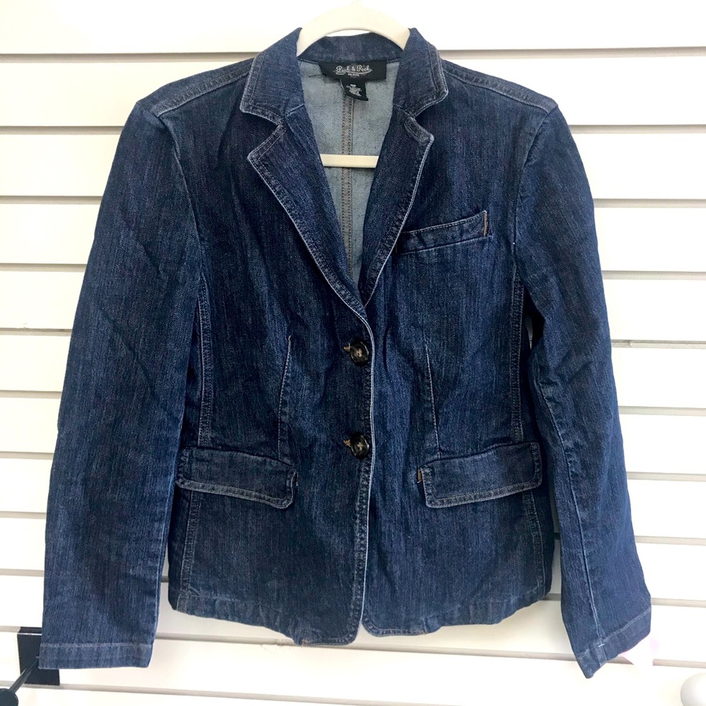 Petite sz 10 Peck & Peck denim jacket